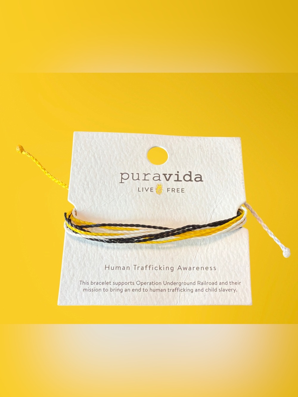 Human Trafficking Awareness Bracelet